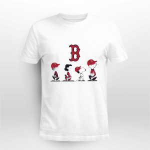 THE PEANUTS CHARACTERS SNOOPY AND FRIENDS BOSTON RED SOX
