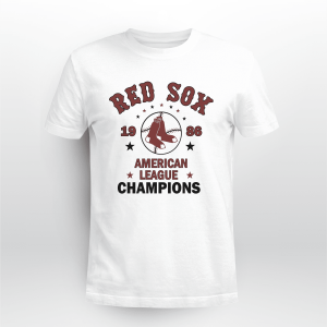 VINTAGE 1986 JERZEES BOSTON RED SOX AMERICAN LEAGUE CHAMPIONS LOGO