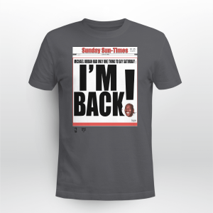 VINTAGE 1995 MICHAEL JORDAN HAD ONLY ONE THING TO SAY SATURDAY IM BACK SUNDAY SUN TIMES SINGLE STITCH