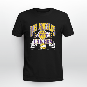 LOS ANGELES LAKERS VINTAGE COLLEGIATE TEXT