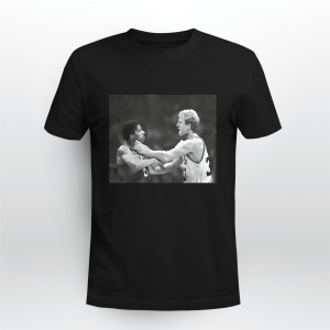 LARRY BIRD CHOKING JULIUS ERVING ALL STAR HALL OF FAME