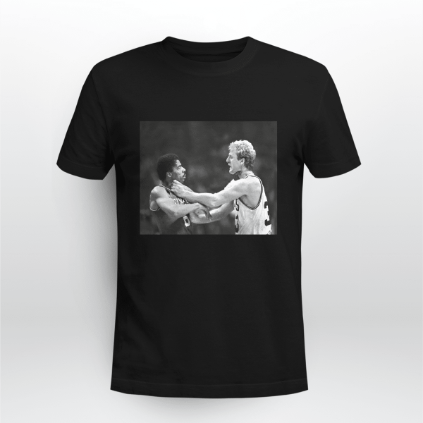 LARRY BIRD CHOKING JULIUS ERVING ALL STAR HALL OF FAME