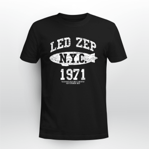 Led Zeppelin  NYC 1971 Blimp Band Logo