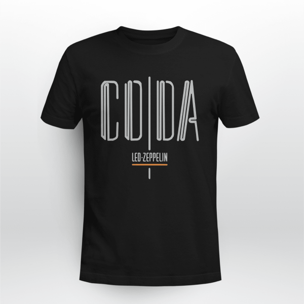 LED ZEPPELIN BASEBALL SHIRT CODA BAND LOGO