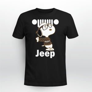 Cute Snoopy With Jeep