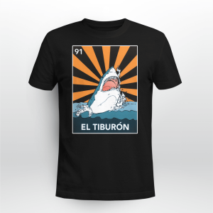 DISTRESSED EL TIBURON SAN JOSE SHARK LOTERIA BINGO CARD