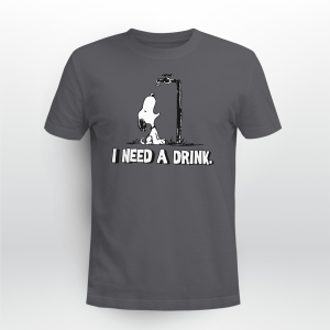 90s I Need A Drink Snoopy Tshirt Mens Medium Snoopy