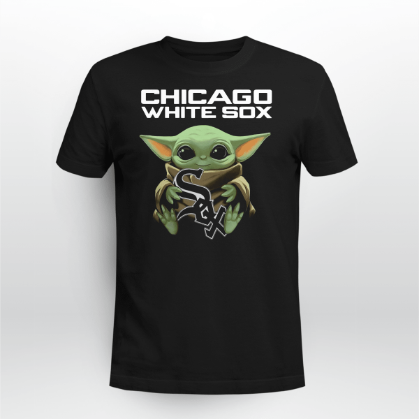 BABY YODA HUG CHICAGO SOX