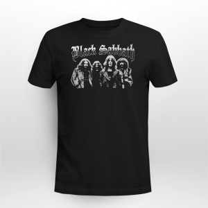 Black Sabbath Men_s Greyscale Group