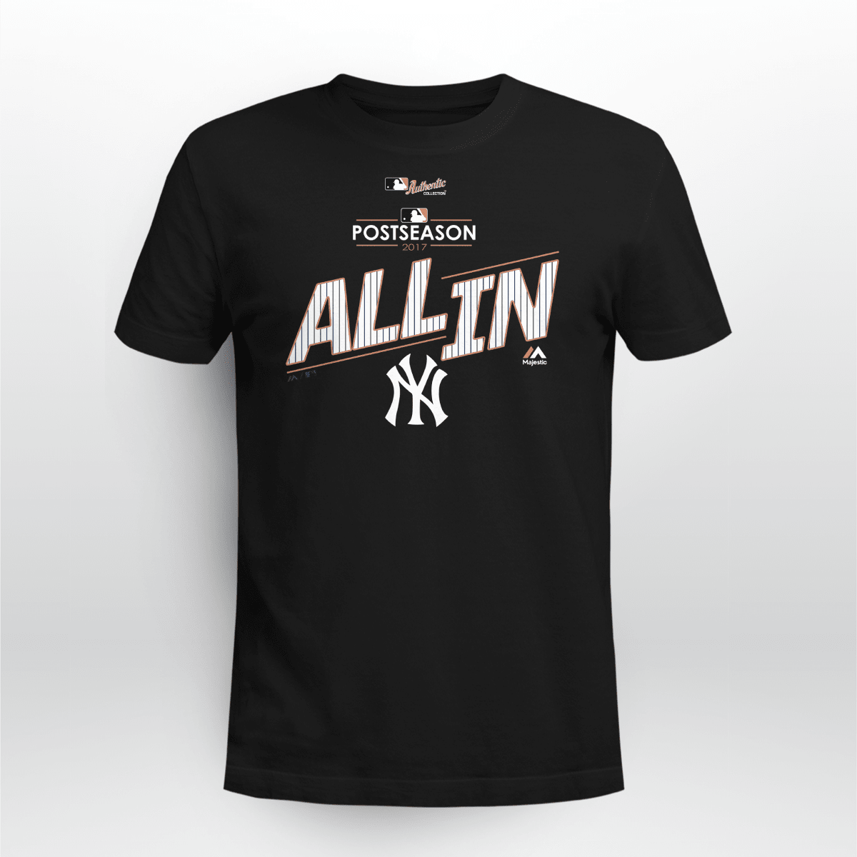 NEW YORK YANKEES BLACK 2017 DIVISION SERIES CLIN LOCKER ROOM