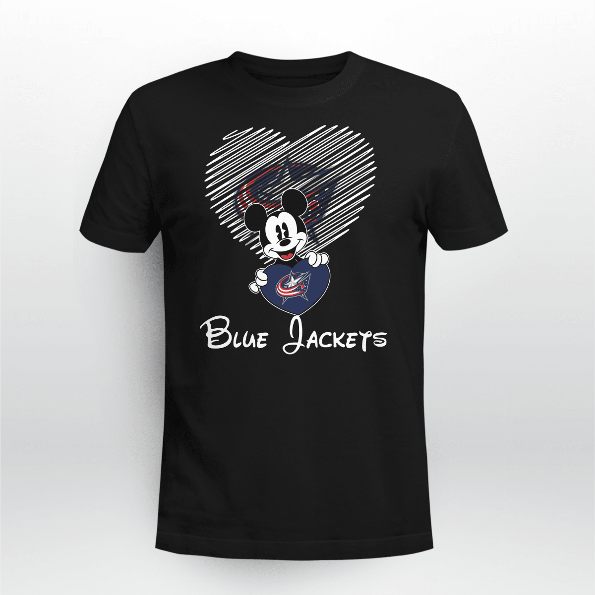 COLUMBUS BLUE JACKETS MICKEY LOVES