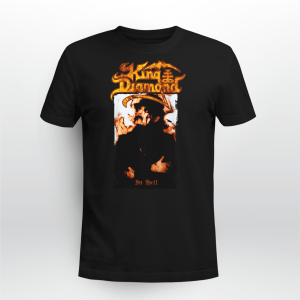 King Diamond T Shirt in Hell Band Logo