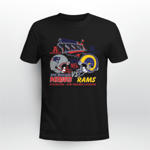 VINTAGE 2002 SUPER BOWL PATRIOTS VS RAMS