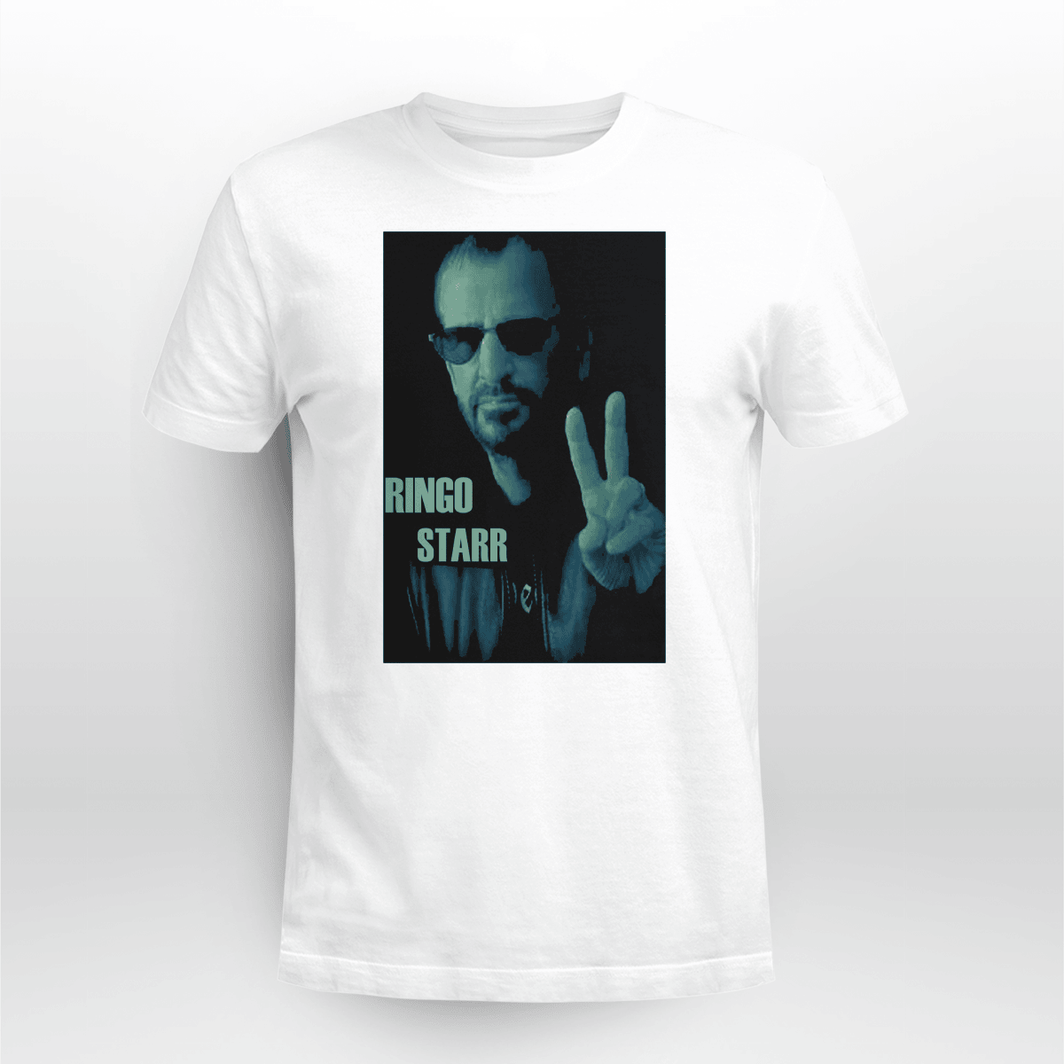 Ringo Starr Beatles Peace Fingers