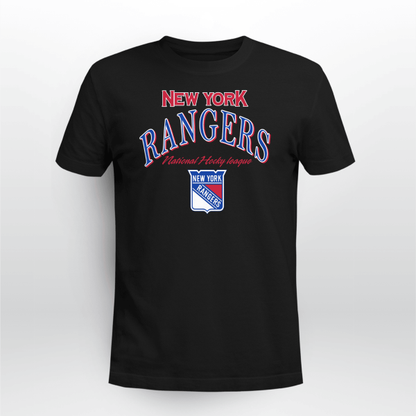 NEW YORK RANGERS VINTAGE LOGO ATHLETIC CREWNECK BLUE  HOCKEY
