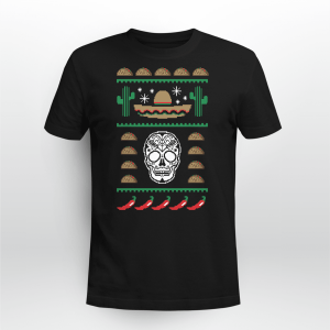 MEXICAN TACO SKULL UGLY SWEATER