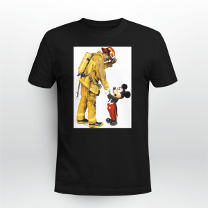 FIREFIGHTER WITH MICKEY MOUSE WHITE L CUSTOM