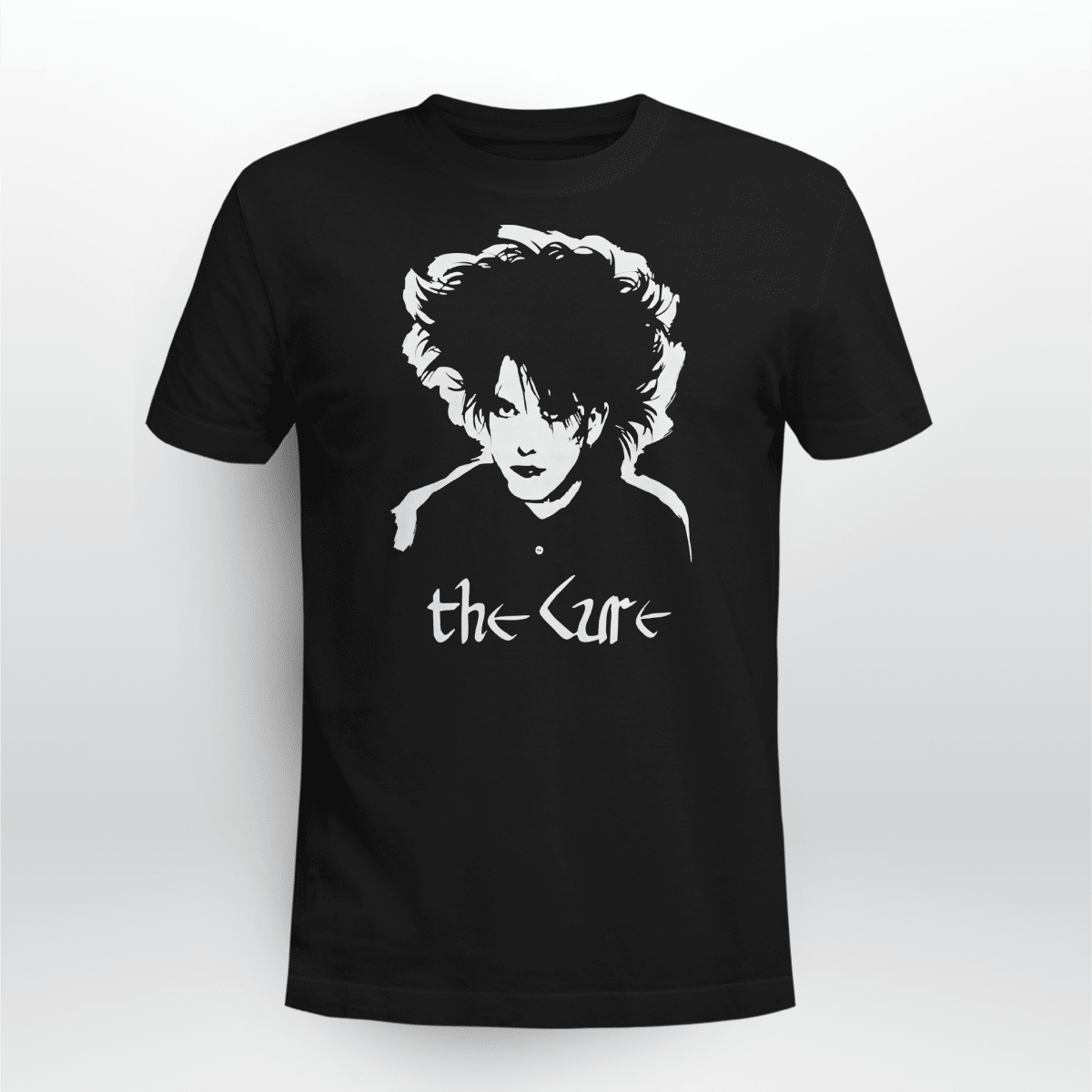Robert Smith The Cure Rock T-Shirt Men_s Women_s Cotton Tee